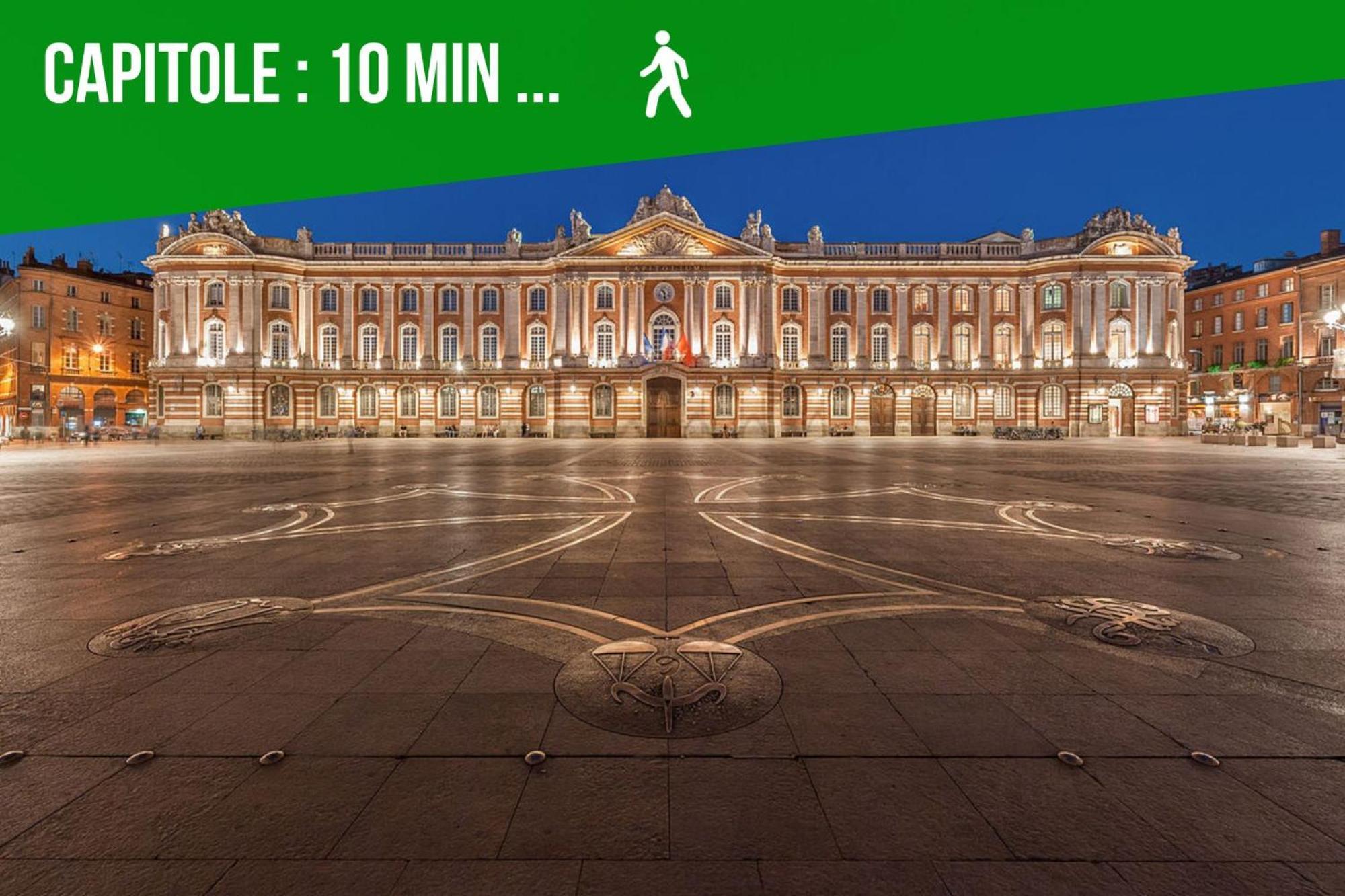 Le Nid D'Orient Entre Matabiau Et Capitole Parking Leilighet Toulouse Eksteriør bilde